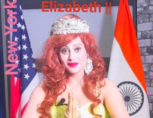 My Tribute To QUEEN  Elizabeth  – Angel Tetarbe  Miss Glamourface World India