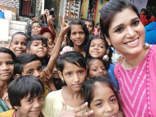 Model – Actress Vandana Bhardwaj’s Ambitious  Music Album Feed The Hungry  For Needy Kids
