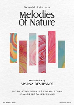 MELODIES OF NATURE Art Exhibition By Contemporary Artist Aparna Deshpande In Jehangir Art Gallery