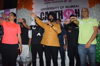 M S Bitta – Sameer Wankhede And Nilotpal Mrinal Flag Off The CANTHON Run For Cancer Awareness