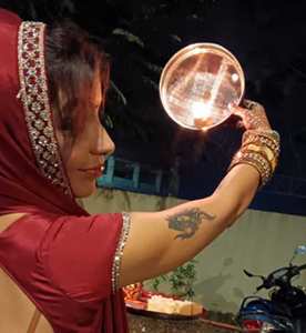 As Ms Neha Bansal Becomes Mrs Bansal Fans Go Heart Broken As Pictures Goes Viral Celebrating Her First Karvachauth