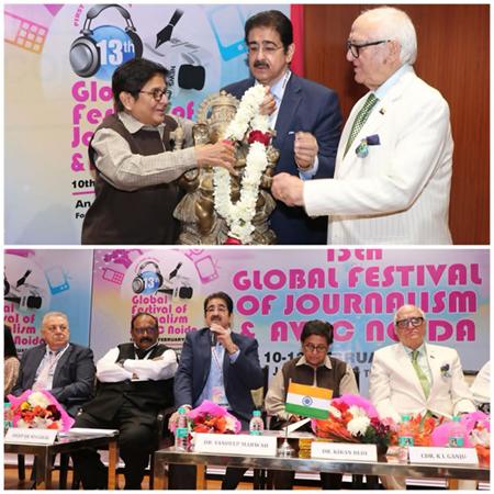 13th Global Festival Of Journalism Opens At Marwah Studios: A Celebration Of Media Excellence