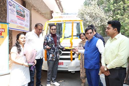 Inauguration Of 2 Free Cardiac Ambulances By RK HIV AIDS Research And Care Centre, With The Support Of Shipping Corporation Of India