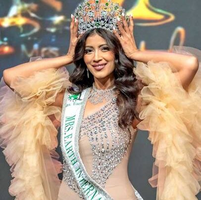 Crowned Mrs Earth International 2025: Vidhu Ishiqa Stuns In A Handmade Jungle-Themed National Costume