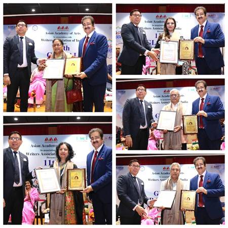 6th Suraj Parkash Marwah Sahitya Ratan National Awards Presented At 11th Global Literary Festival Noida 2025