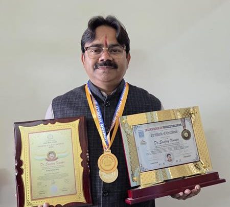 Dr. Sanjay Kumar Honoured With Bharat Gaurav Samman For Outstanding Contribution To Sports And Society