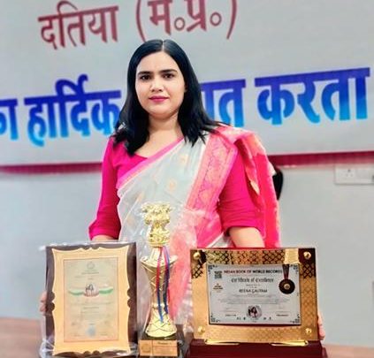 Reena Gautam Honoured With Prestigious  Bharat Gaurav Samman Award