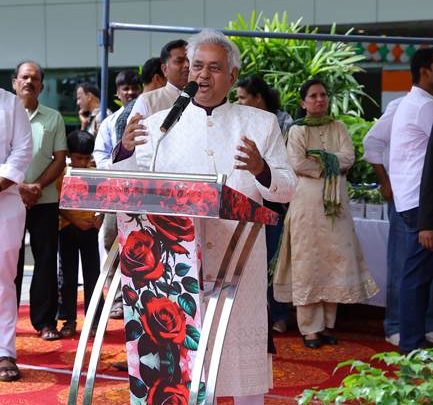 His Eminence Prof. Dr. Madhu Krishan Graces 80th Independence Day Celebration At Manipal Hospital